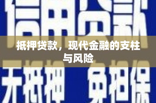 翔安抵押贷款，现代金融的支柱与风险