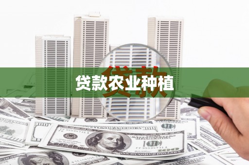 翔安贷款农业种植
