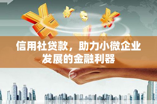 翔安信用社贷款，助力小微企业发展的金融利器