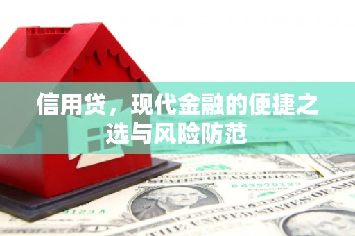 翔安信用贷，现代金融的便捷之选与风险防范