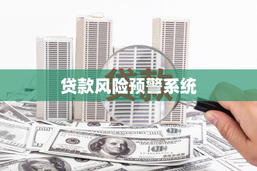 翔安贷款风险预警系统
